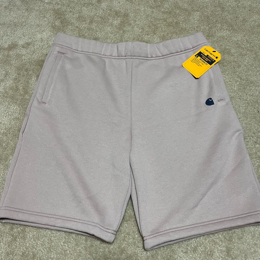 Carhartt Men's relaxed fit midweight fleece short Light Lavender